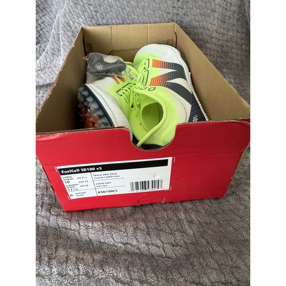 New Balance FuelCell SD100 v5 Shoes Mens 10 Track Sprint Spikes USD100C5 NEW! - Picture 9 of 9
